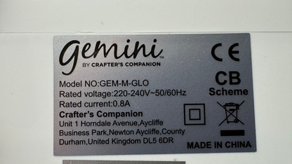 Gemini Die Cutting and Embossing Machine