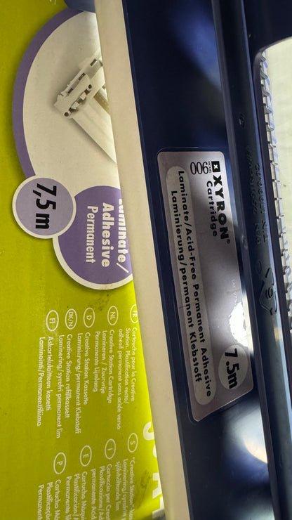 Xyron Creative Station - A4 / 9 Inch + 2x Part-Used Lamination Cartidges