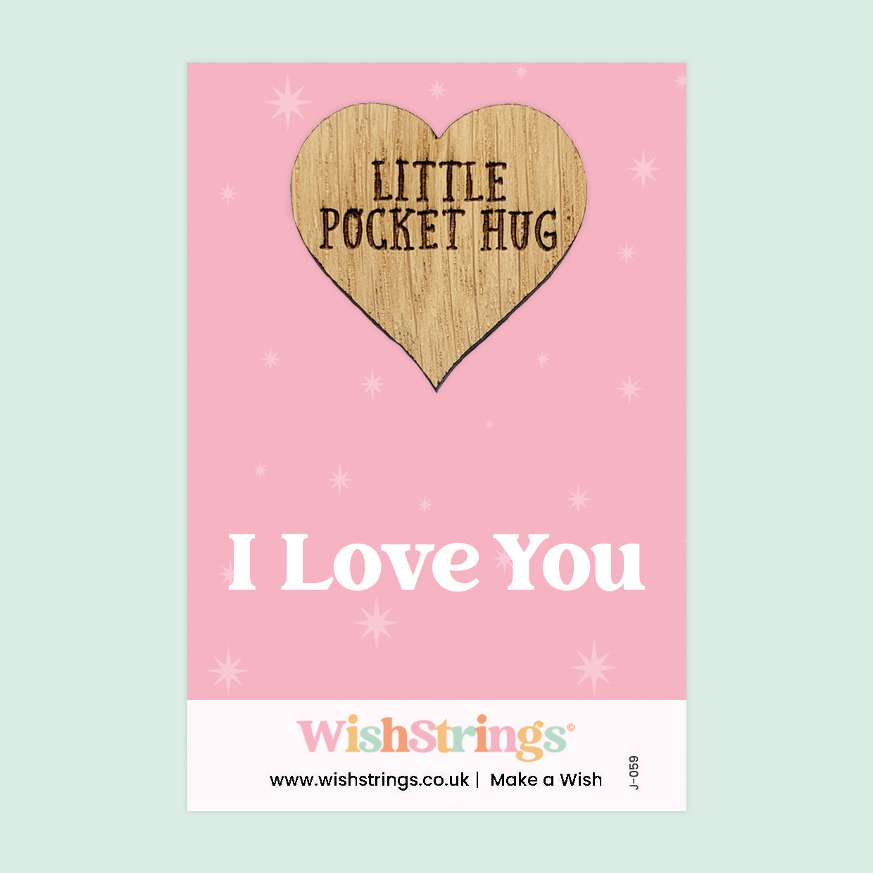 Pocket Hug - I Love You | Thoughtful Gift for Couples, Family & Someone Special | Keepsake Token for Sending Hugs & Expressing Love
