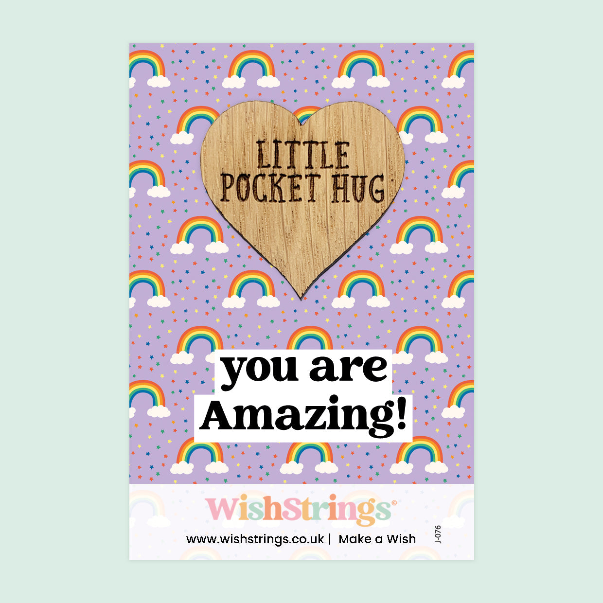 Pocket Hug - You Are Amazing | Thoughtful Gift for Saying You Are the Best | Keepsake Token for Sending Hugs, Thank You & Friendship Appreciation