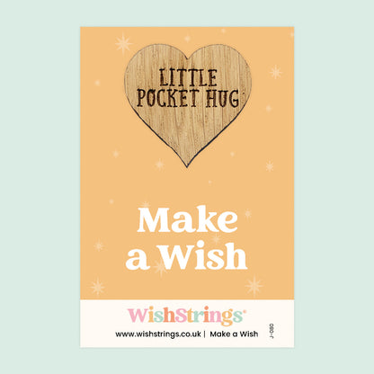 Pocket Hug – Make a Wish | Thoughtful Gift for Hope & Positivity | Keepsake Token to Encourage Dreams, Magic & Believing in Yourself