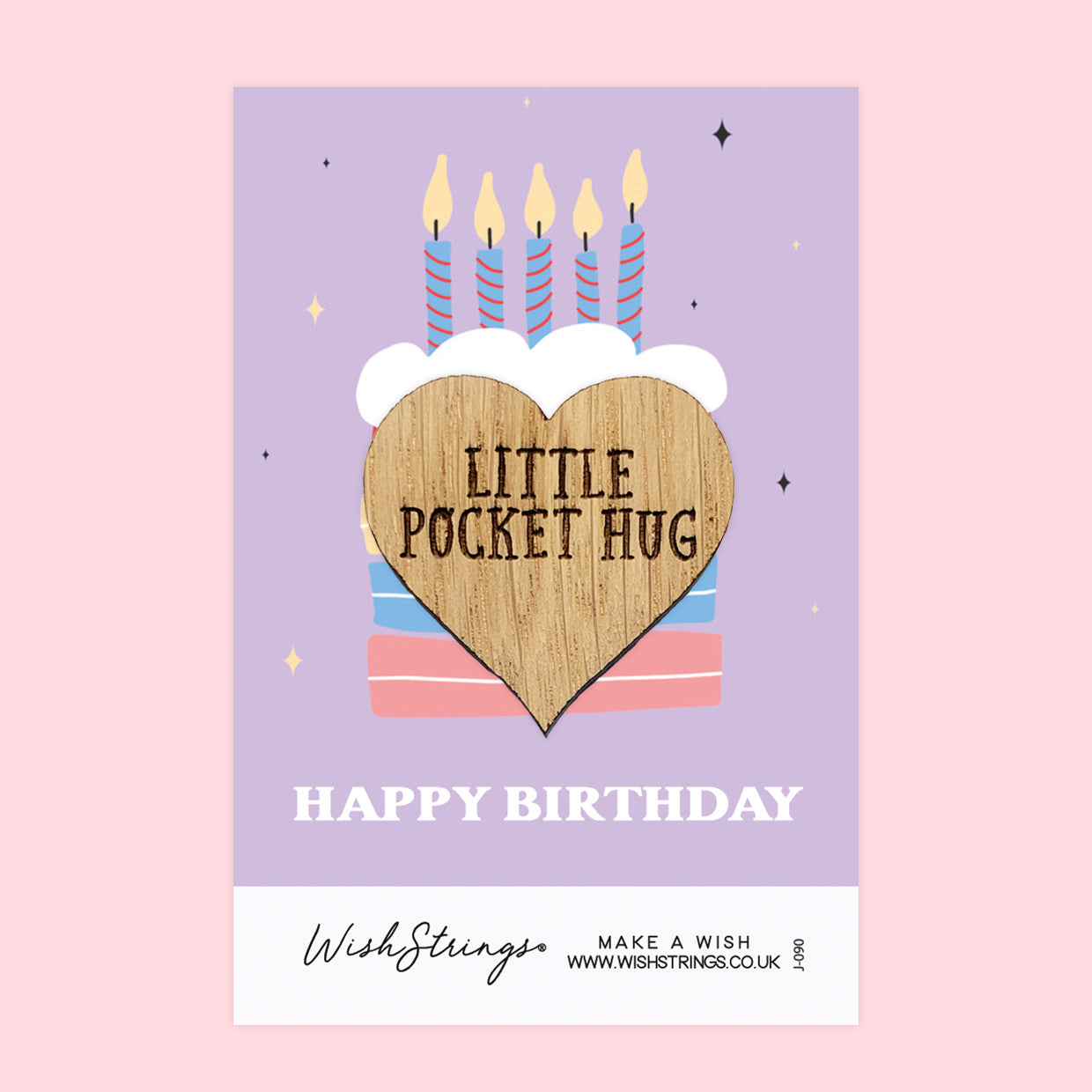 Pocket Hug - Happy Birthday | Thoughtful Gift for Celebration & Joy | Keepsake Token for Sending Hugs & Birthday Wishes from Afar