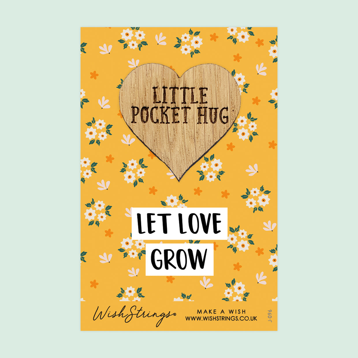 Pocket Hug - Let Love Grow | Self-Care & Positivity Gift | Keepsake Token for Sending Hugs, Personal Growth & Encouragement