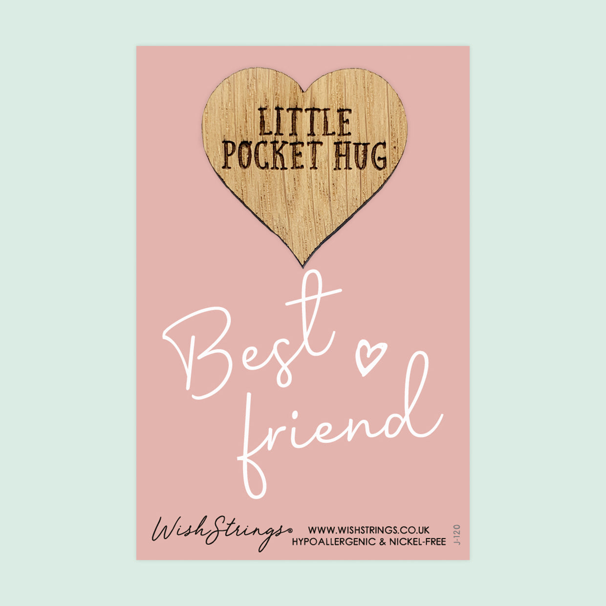 Pocket Hug - Best Friend | Thoughtful Friendship Gift | Keepsake Token for Sending Hugs & Celebrating Your Bestie