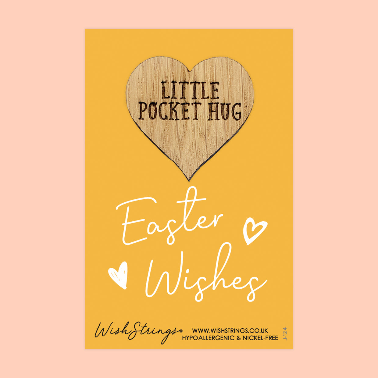 Pocket Hug - Easter Wishes | Thoughtful Springtime Gift | Keepsake Token for Sending Hugs & Love at Easter