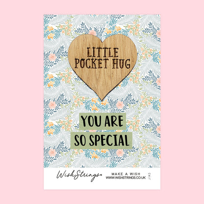 Pocket Hug - You Are So Special | Thoughtful Gift for Someone Special | Keepsake Token for Sending Hugs, Thank You & Thinking of You