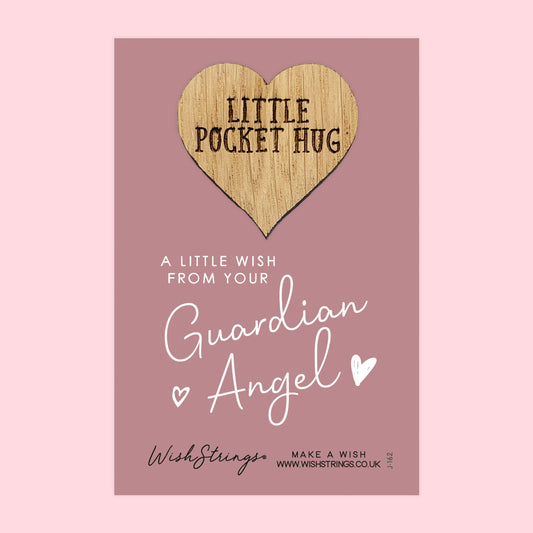 Pocket Hug - Guardian Angel | Comfort & Guidance Gift | Keepsake Token for Sending Hugs, Tough Times & Thinking of You