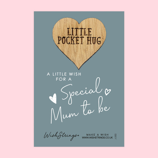 Pocket Hug - Special Mum to Be | Thoughtful Baby Shower Gift | Keepsake Token for Sending Hugs & Love to a Mum-to-Be During Pregnancy