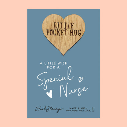 Pocket Hug - Special Niece | Thoughtful Gift for a Caring Nurse | Keepsake Token for Sending Hugs & Gratitude During a Hospital Stay