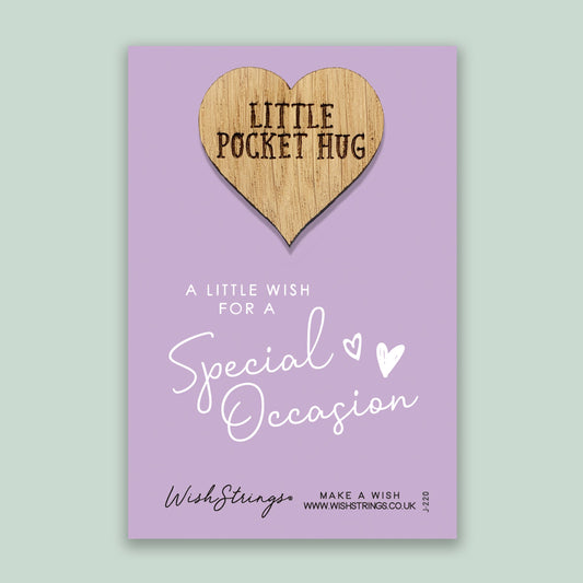 Pocket Hug - Special Occasion | Thoughtful Gift for Celebrations | Keepsake Token for Sending Hugs & Marking a Special Occasion