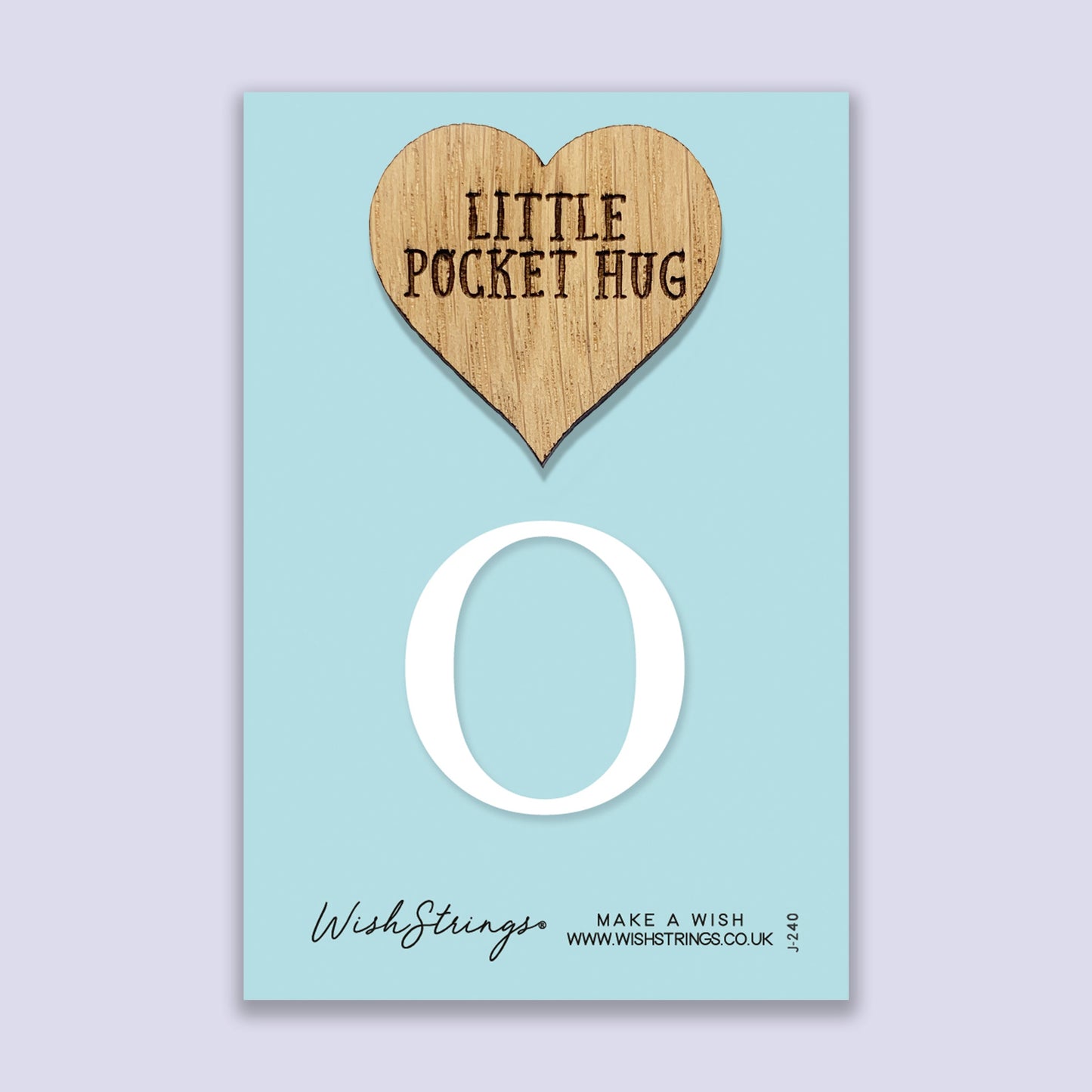 Pocket Hug - Letter ‘O’ | Personalized Initial Gift & Thoughtful Keepsake | Keepsake Token for Sending Hugs & a Special Name Gift