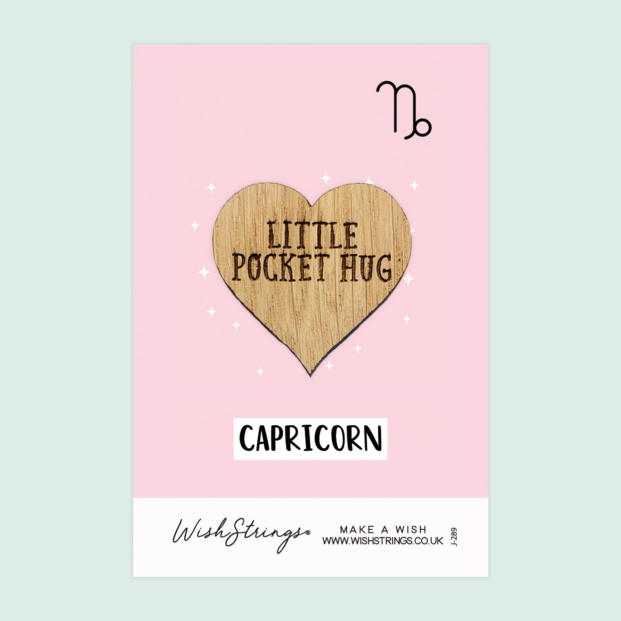 Pocket Hug - Capricorn Star Sign | Horoscope Birthday Gift | Zodiac Inspirational Keepsake Token