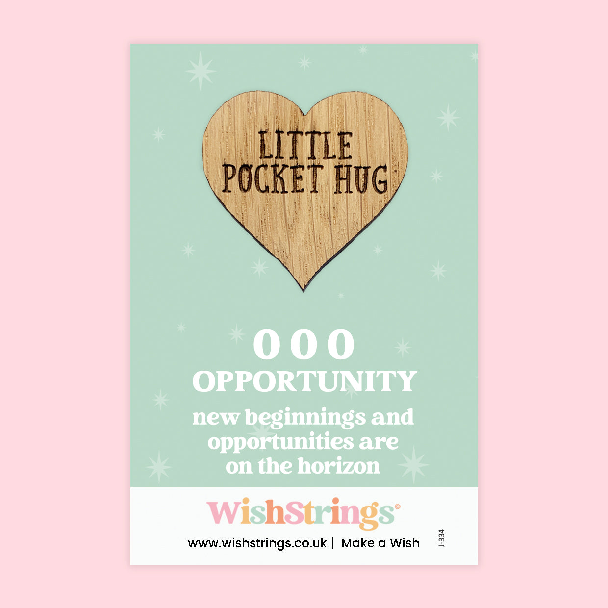 Pocket Hug - Angel Numbers 000 | Keepsake Token for Opportunity & New Beginnings