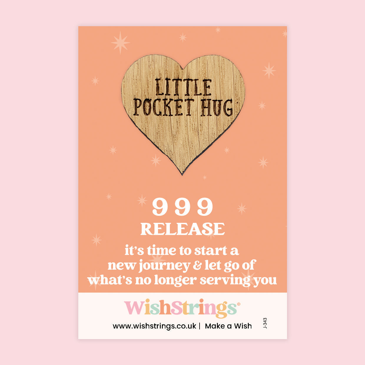 Pocket Hug - Angel Numbers 999 | New Beginnings & Fresh Start Gift | Keepsake Token for Release & Starting a New Journey