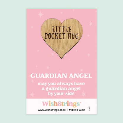 Pocket Hug - Guardian Angel | Blessing & Protection Gift | Keepsake Token for Guidance & Always Being by Your Side