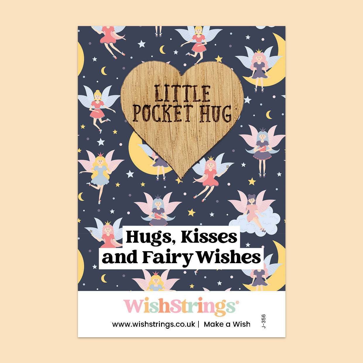 Pocket Hug - Hugs, Kisses & Fairy Wishes | Enchanting Fairy-Themed Gift | Keepsake Token for Sending Hugs & Magical Wishes