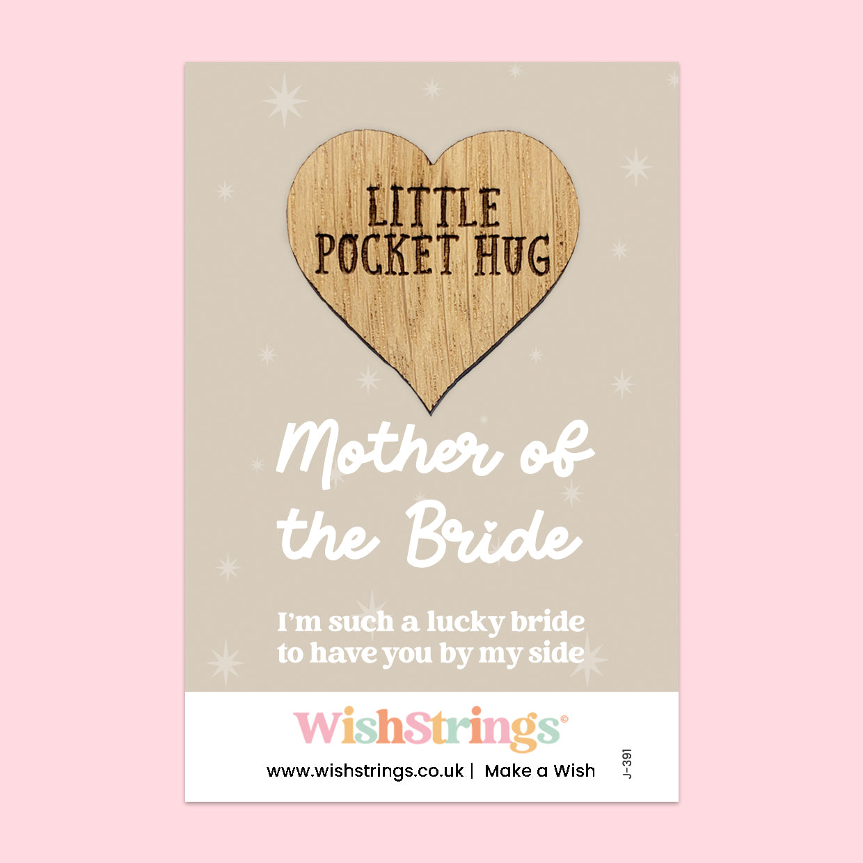 Pocket Hug – Mother of the Bride | Thoughtful Wedding Gift for Mum | Keepsake Token of Love & Gratitude for the Wedding Day
