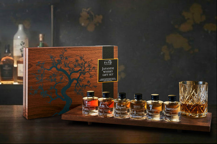 Whisky With Us Japanese Whisky Tasting Set – 6 Premium Miniature Japanese Whiskies