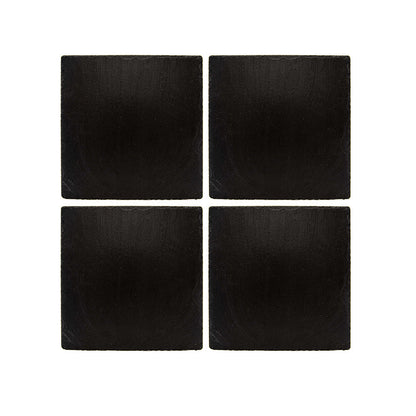 Square Slate Coasters - Set of 4