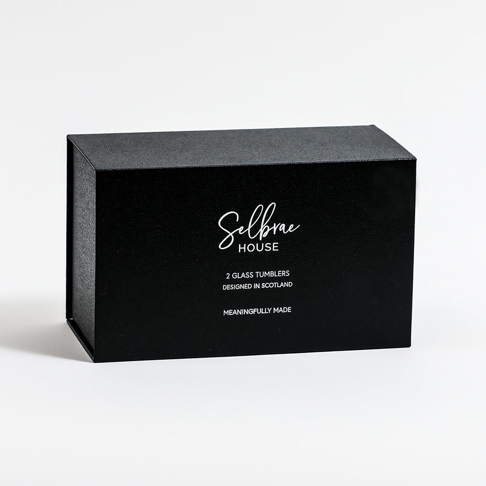 Black box with 'Selborne House' branding on a white background