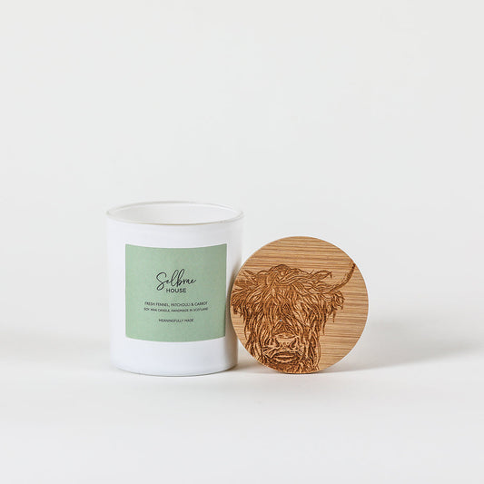 Highland Cow Fresh Fennel, Patchouli & Carrot Candle