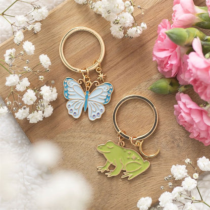 Luna Frog Keyring