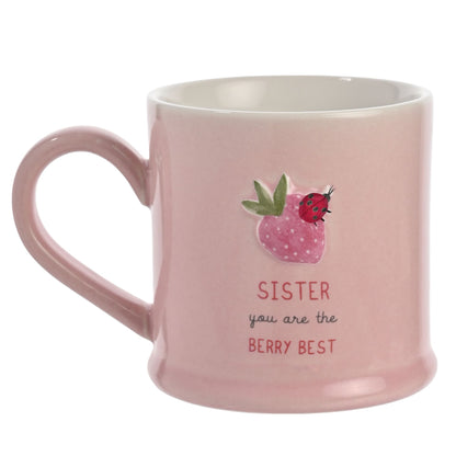 Love Life Embossed Mug - Sister