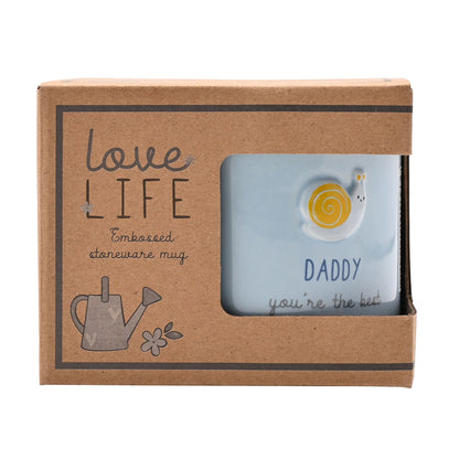Love Life Embossed Mug - Daddy