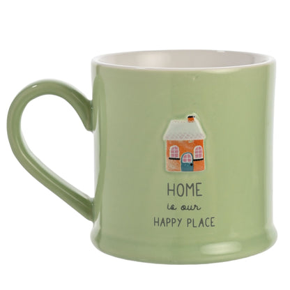 Love Life Embossed Mug - Home