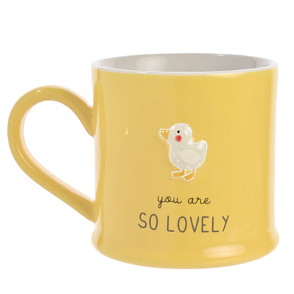 Love Life Embossed Mug - You're So Lovely