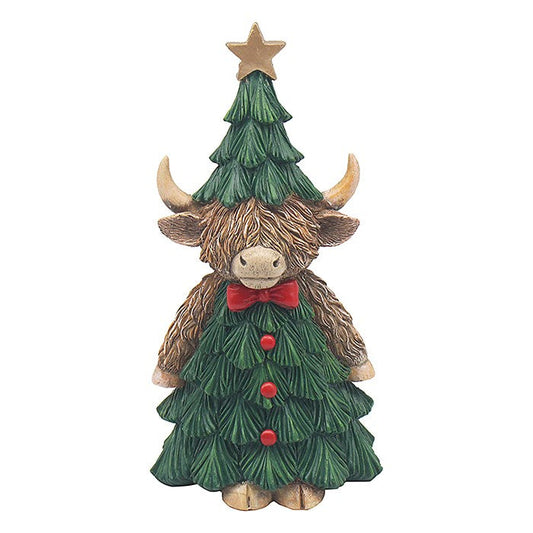 Hughie Xmas Highland Cow Time