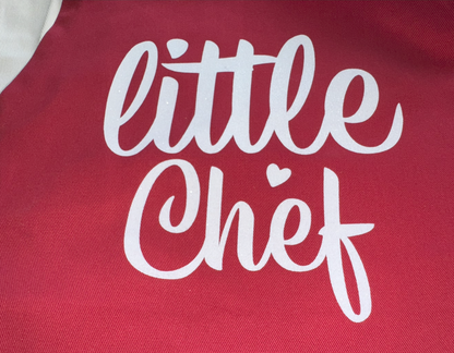 Personalised Little Chef Children's Apron & Baking Set - Choice of Colours & Sizes