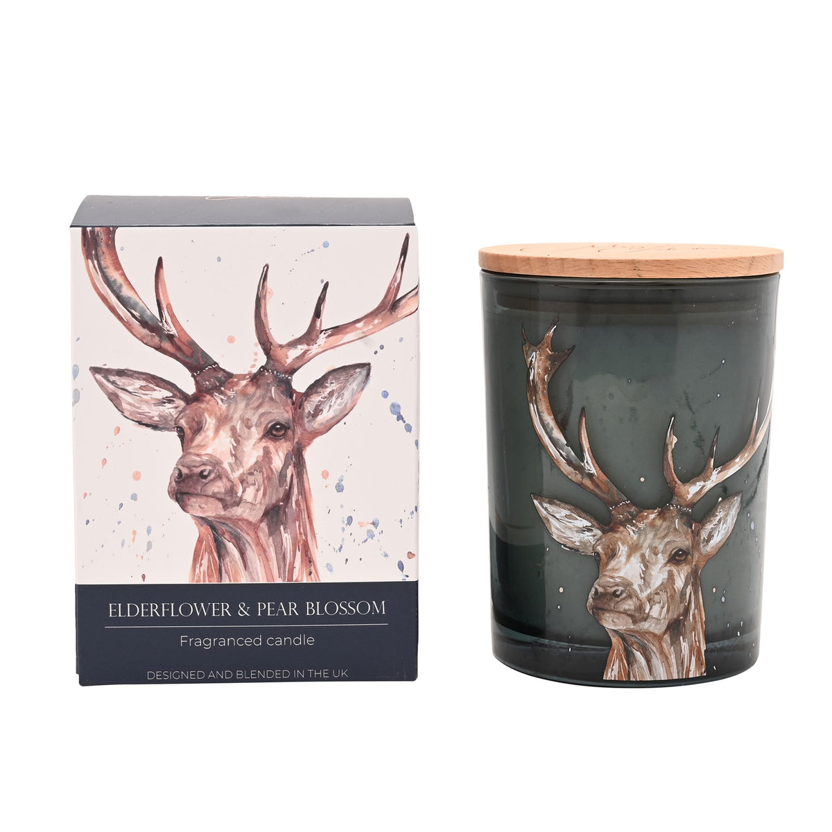 Meg Hawkins 250g Candle Stag - Elderflower & Pear Blossom