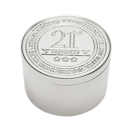 Milestones Round Trinket Box - 21