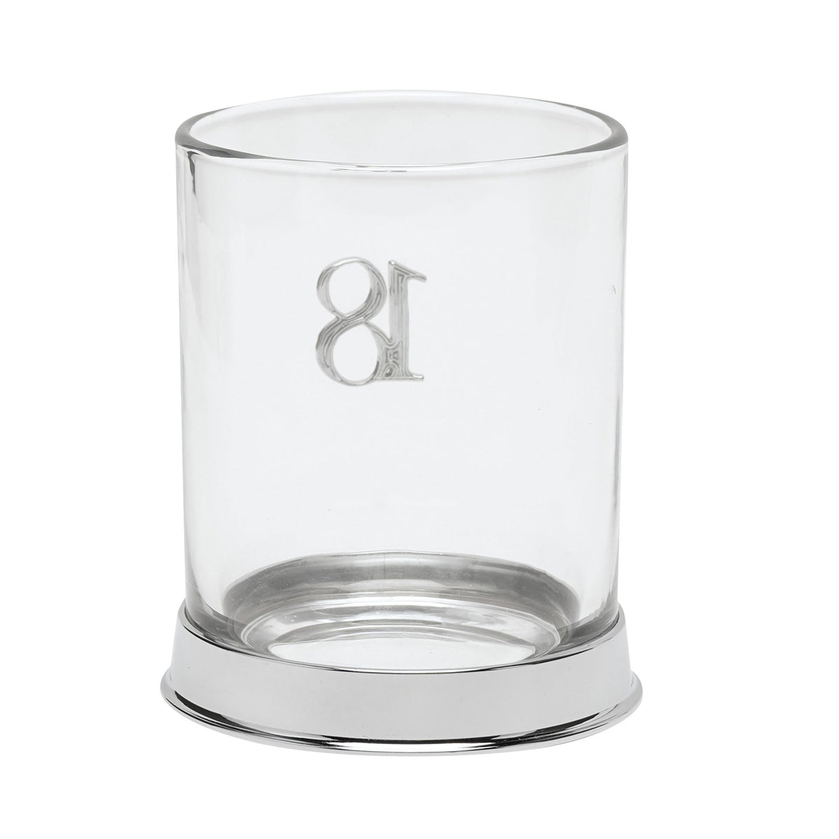 Milestones 3D Number Whisky Glass - 18