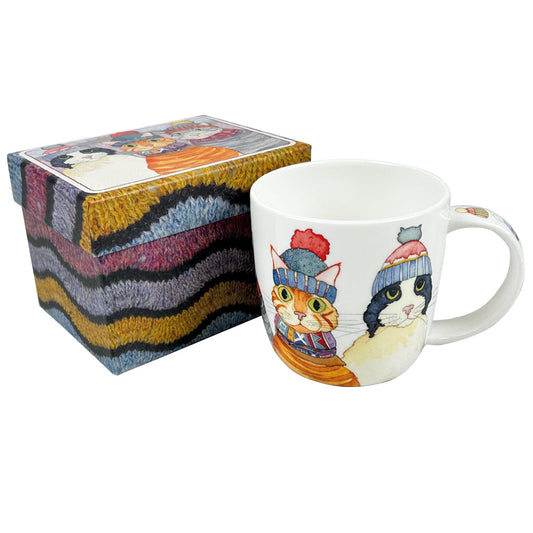 Emma Ball Cats in Hats Bone China Mug with Gift Box
