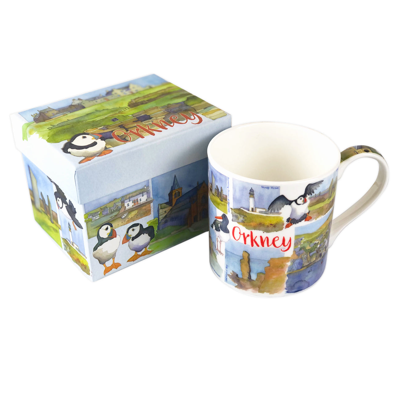 Orkney Bone China Mug by Emma Ball