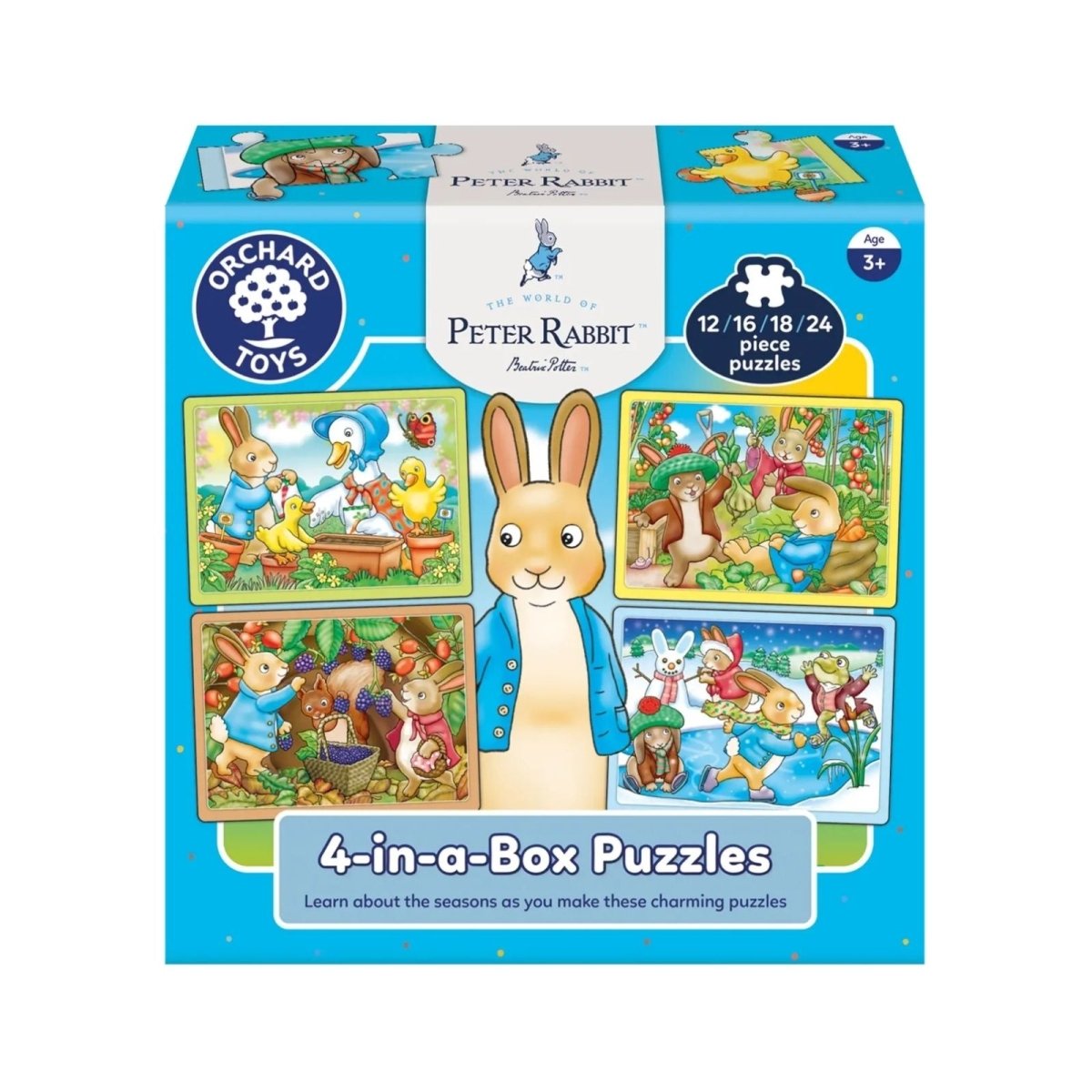 Peter Rabbit 4-in-a-Box Puzzles
