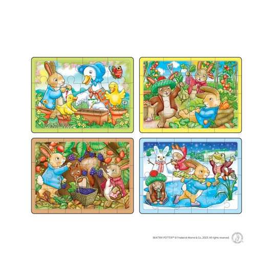 Peter Rabbit 4-in-a-Box Puzzles