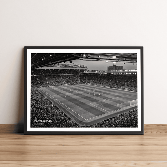 Old Trafford Matchday Stadium Photography Print
