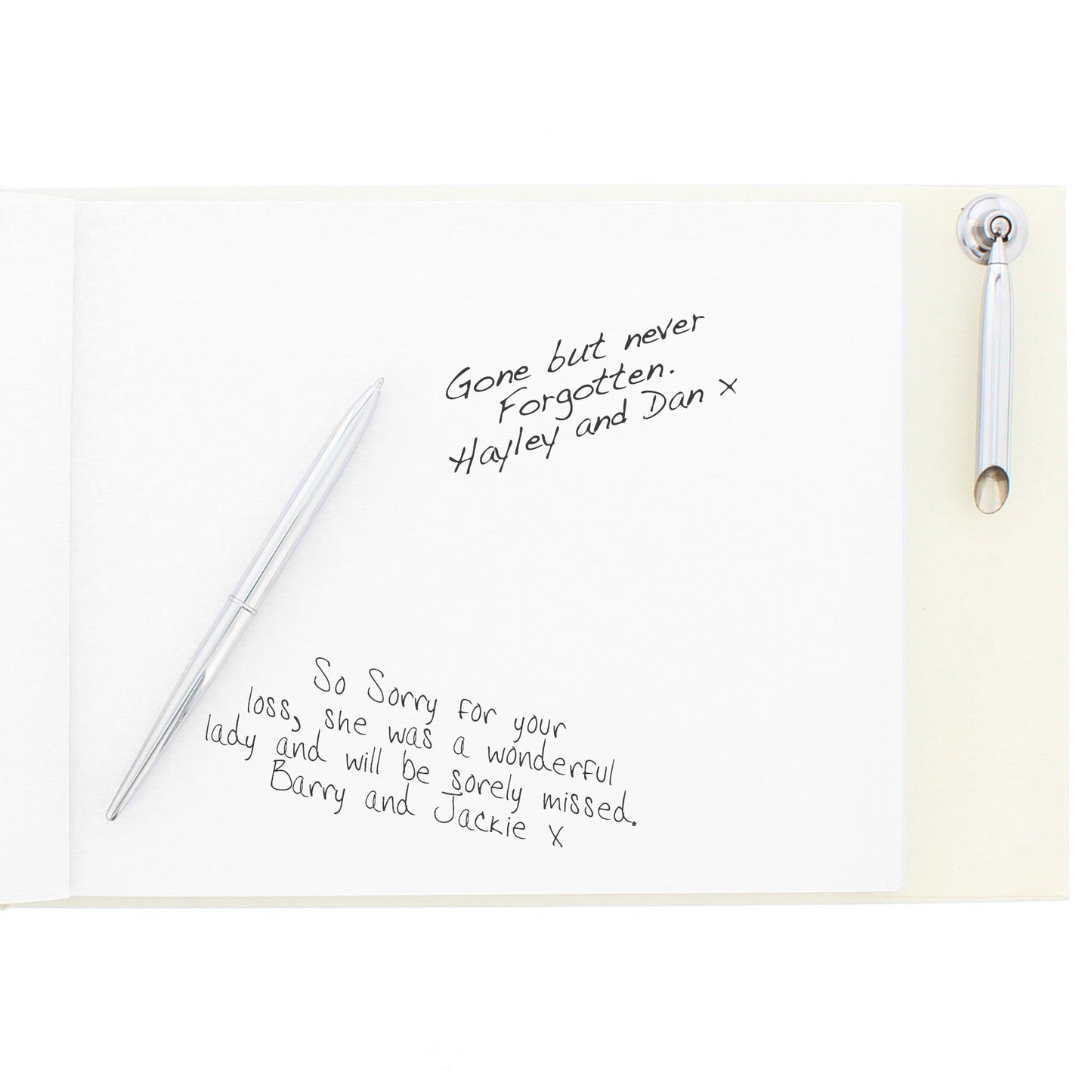 Personalised 'In Loving Memory' Hardback Guest Book & Pen
