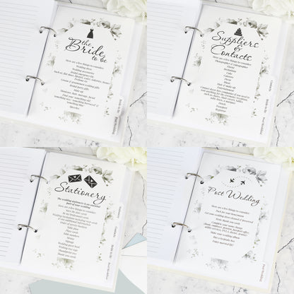 Personalised Botanical Wedding Planner