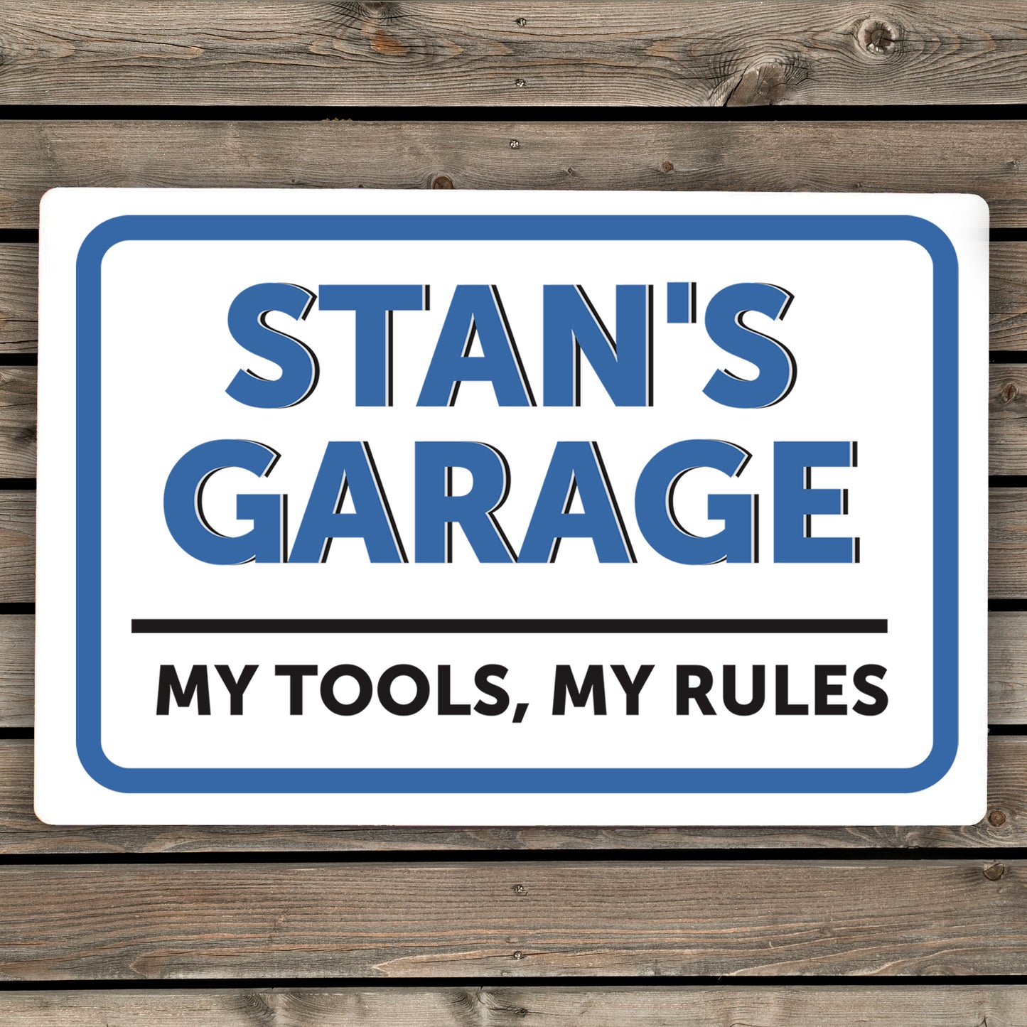 Personalised Garage Plaque Sign