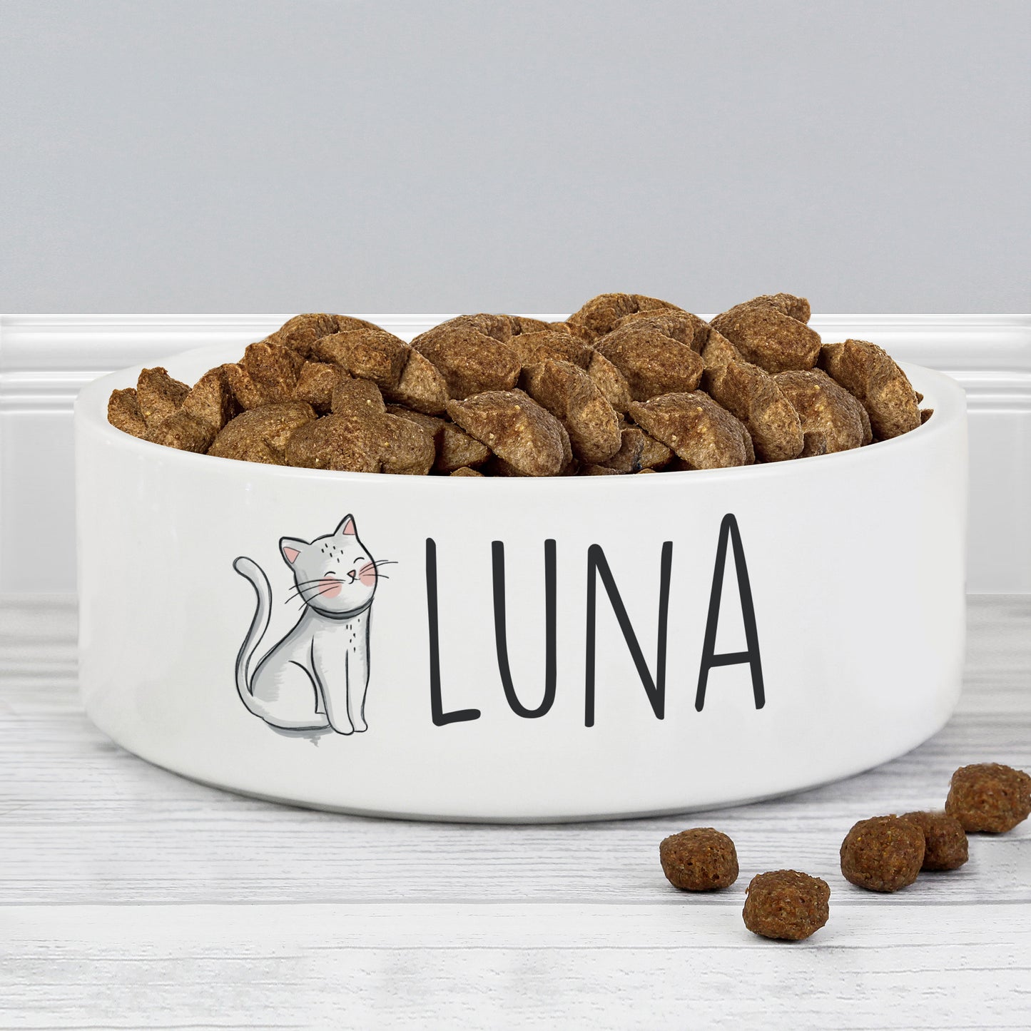 Personalised Cat / Dog 15cm Medium Pet Bowls