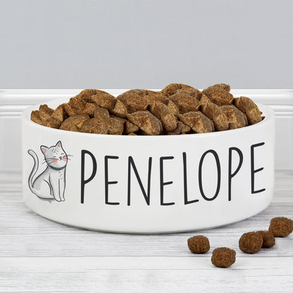 Personalised Cat / Dog 15cm Medium Pet Bowls