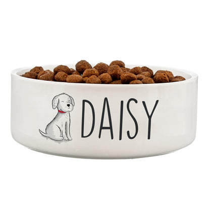 Personalised Cat / Dog 15cm Medium Pet Bowls