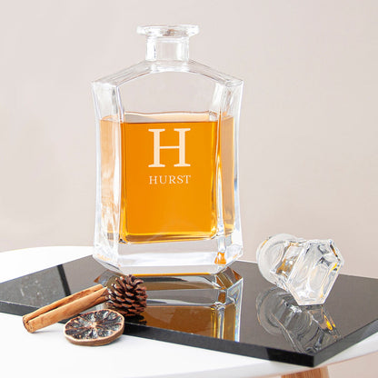 Personalised Luxury Monogram Decanter