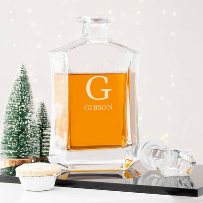 Personalised Luxury Monogram Decanter