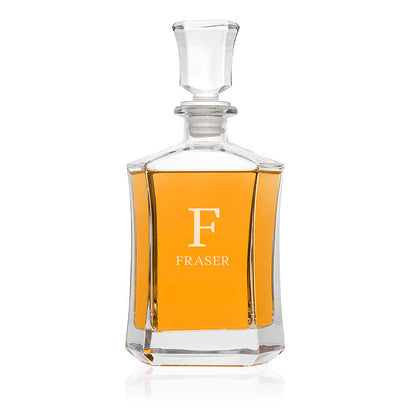 Personalised Luxury Monogram Decanter