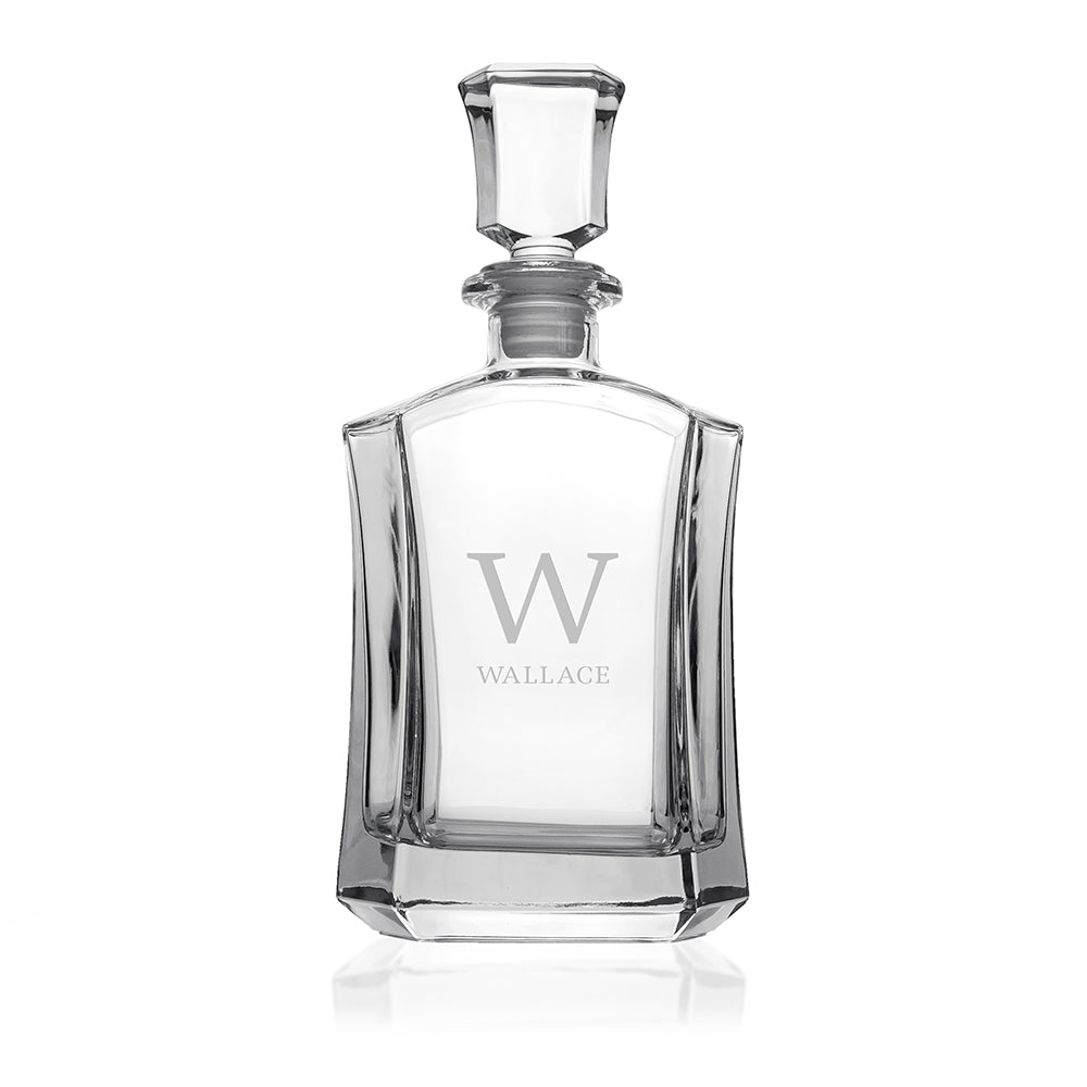Personalised Luxury Monogram Decanter